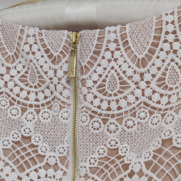 Eliza J Lace Cap Sleeve Shift Dress - Picture 5 of 12